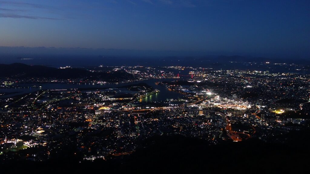皿倉山夜景002