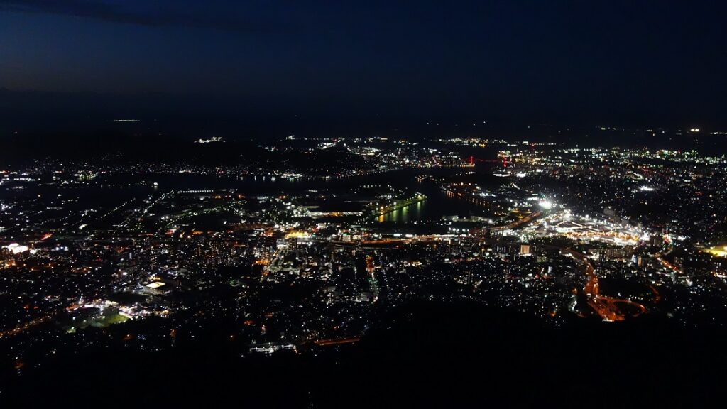皿倉山夜景003