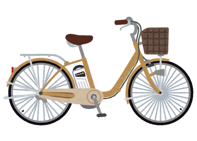 電動アシスト自転車のイラスト